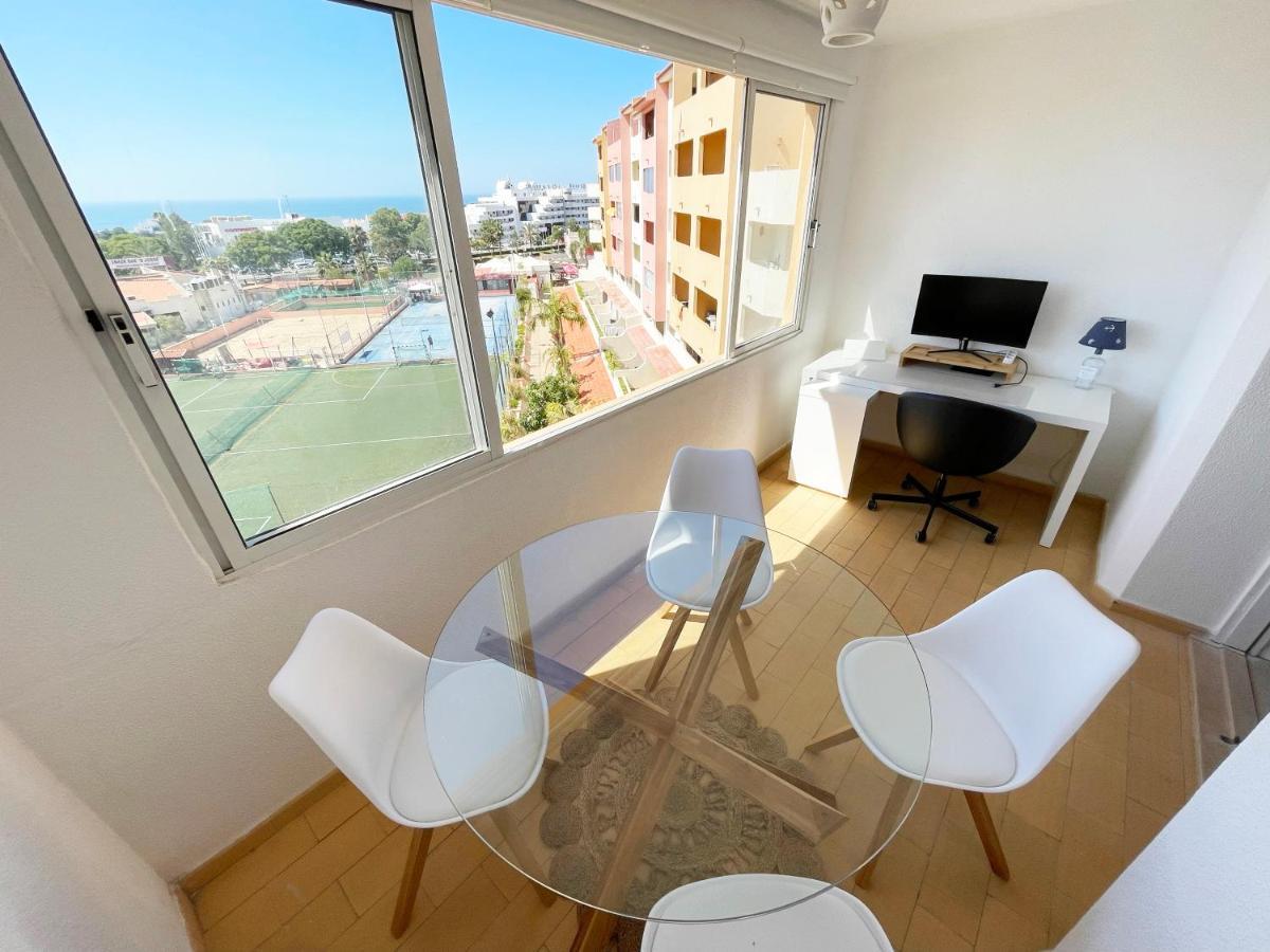 אלבופיירה Panoramic Seaview - 2 Bedroom, Main Ave, 15 Min Walk Beach, Workspace מראה חיצוני תמונה